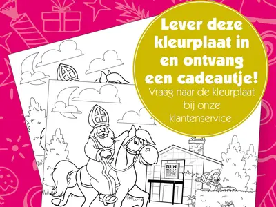 Sint kleurplaat