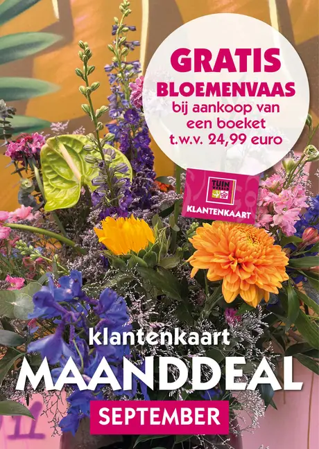 Klantenkaart deal september