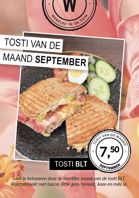 Tosti van de maand september